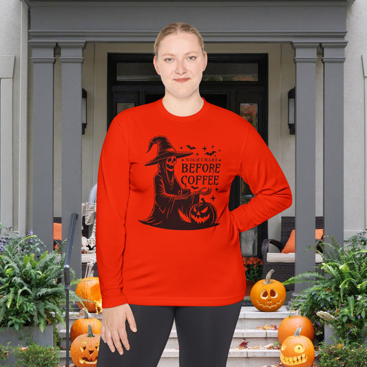 Nightmare Before Coffee Adult Long Sleeve Tee