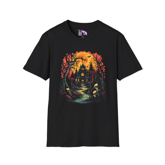 Creepy Cemetery 5 Adult T-shirt