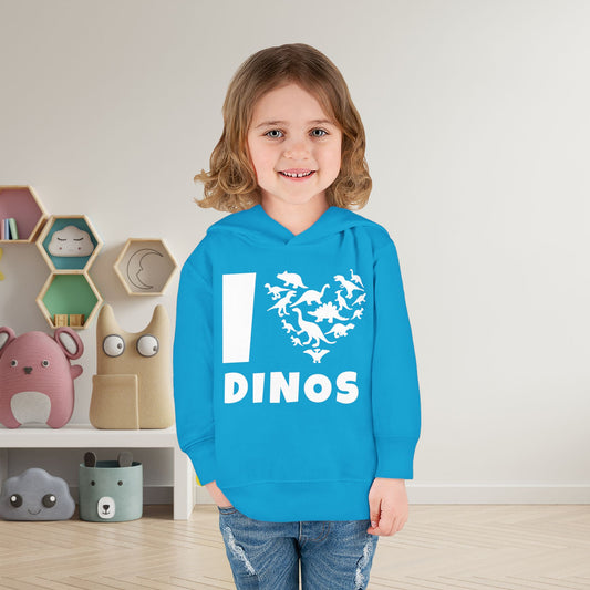 I Love Dinos (Dino Heart) Toddler Hoodie