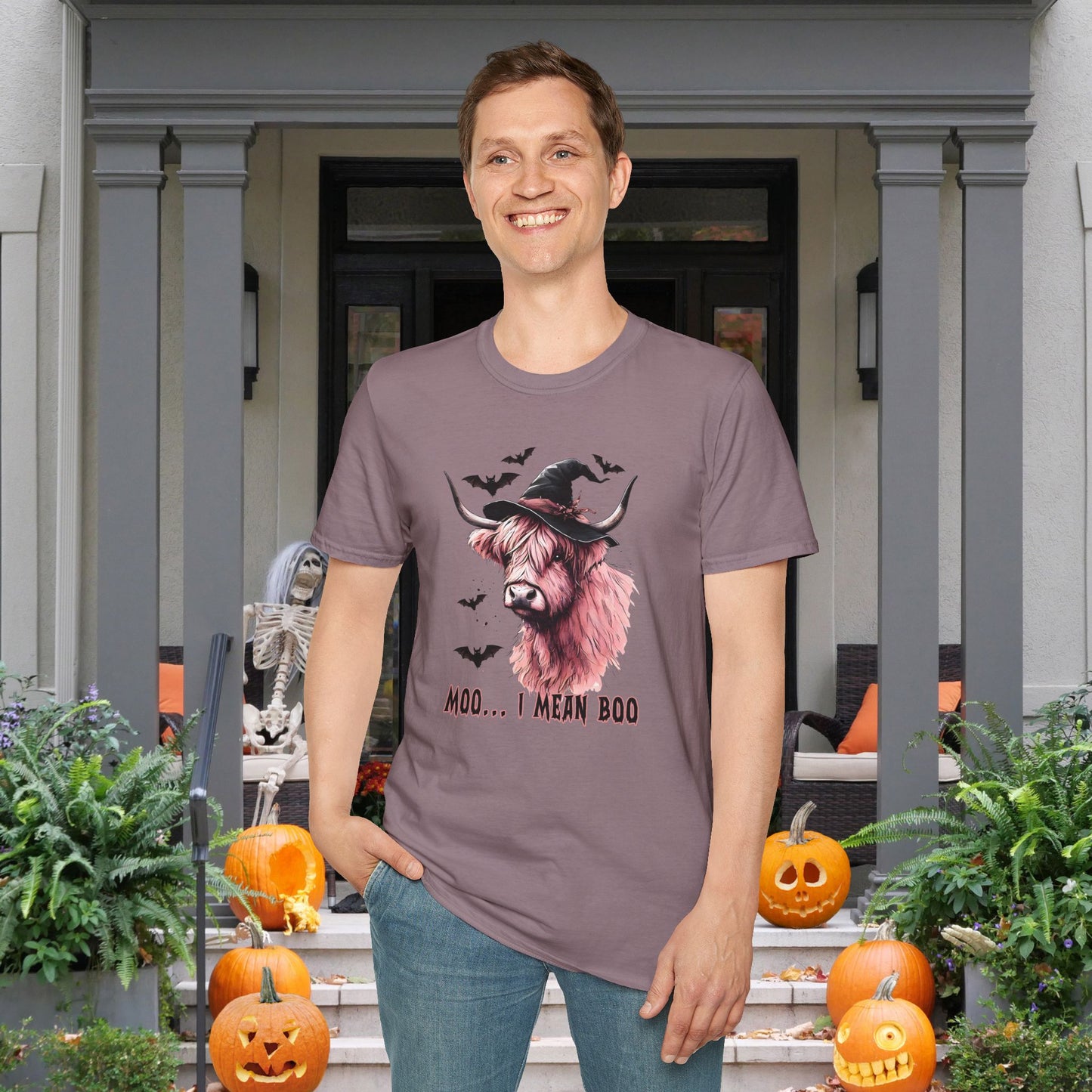 Moo...I Mean Boo Adult T-shirt