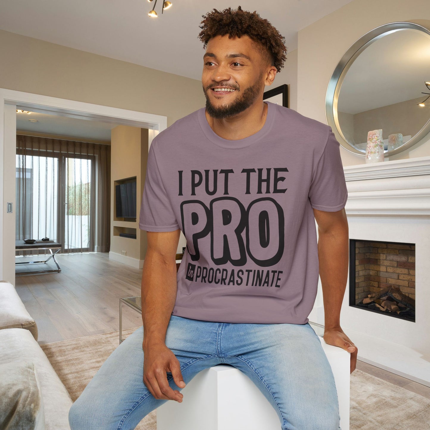 I Put The Pro in Procrastinate Adult T-shirt
