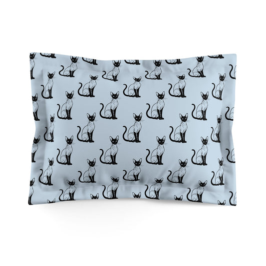 Siamese Charm – Ocean Breeze Pillow Sham