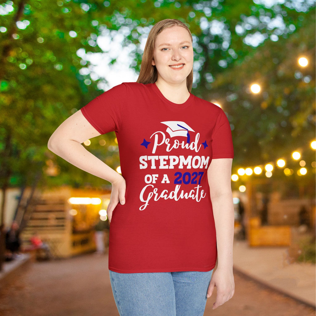 Proud Stepmom of a 2027 Graduate Adult T-shirt