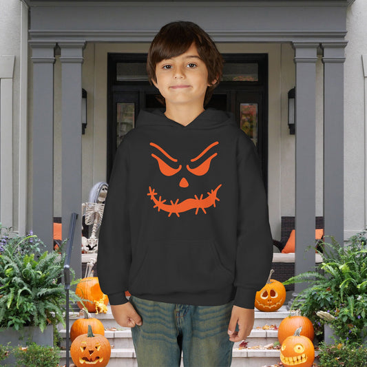 Loopy Jack-O-Lantern Youth Heavy Blend Hoodie