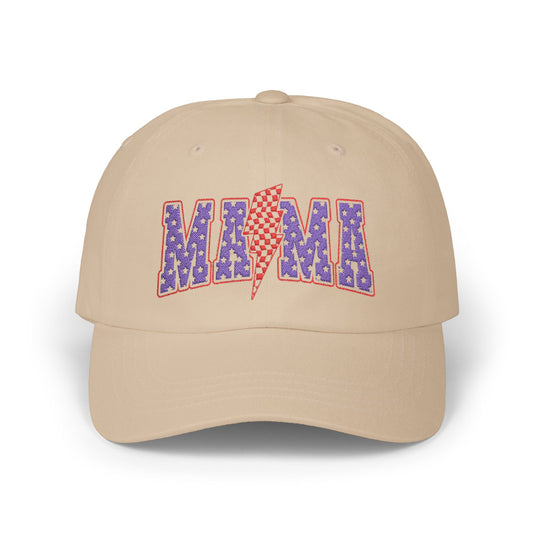 Mama Stars & Stripes Embroidered Classic Dad Cap