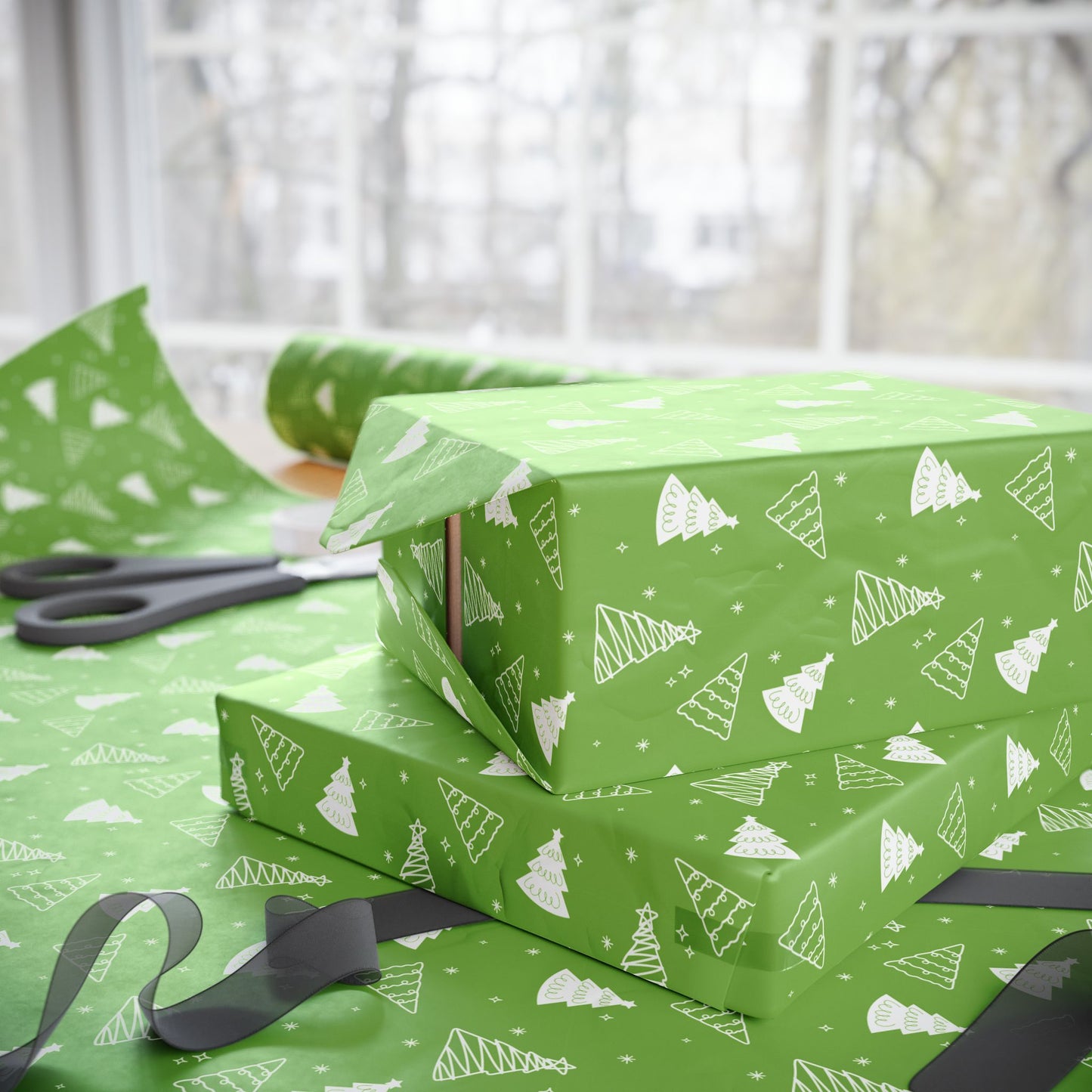 Evergreen Cheer Wrapping Paper