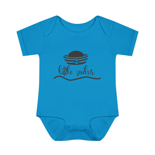 Little Sailor Baby Rib Bodysuit