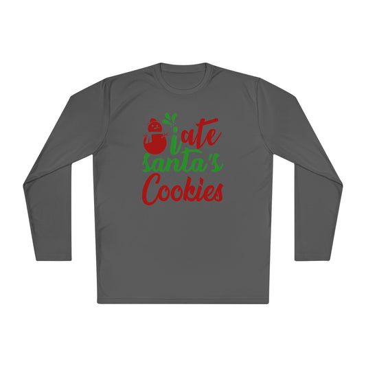 I Ate Santa's Cookies Adult Long Sleeve Tee