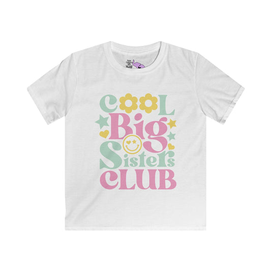Cool Big Sister's Club Youth Softstyle Tee