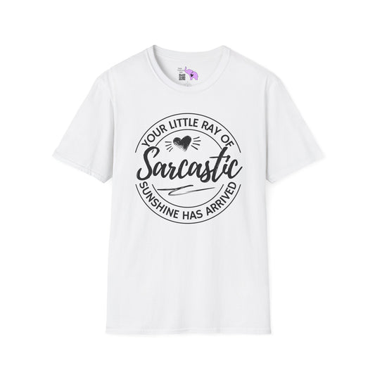 Your Little Ray of Sarcastic Sunshine Has Arrived Adult T-shirt