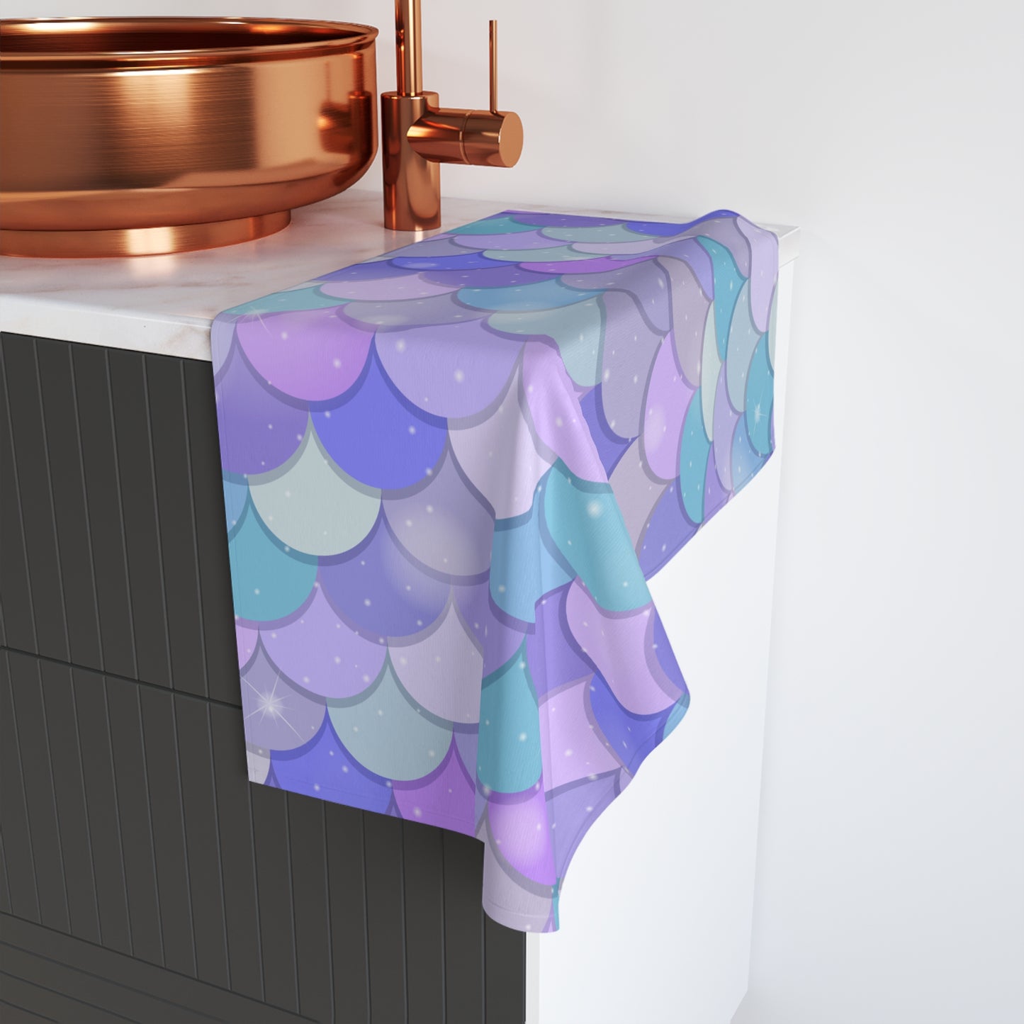 Even Mermaids Wash Their Tails Hand Towel