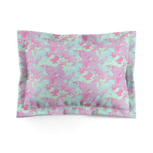 Berry Sorbet Camo Microfiber Pillow Sham