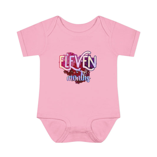 Stardust Baby Milestone Bodysuit-Eleven Months