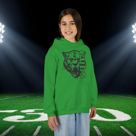 Brenham Cubs Mascot Youth Heavy Blend Hoodie