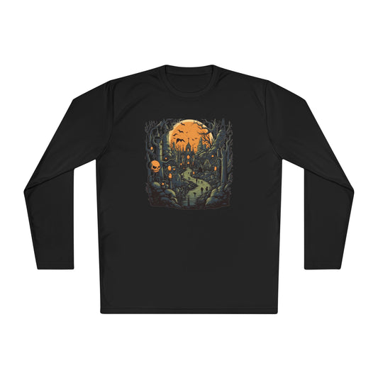 Creepy Cemetery 14 Adult Long Sleeve Tee