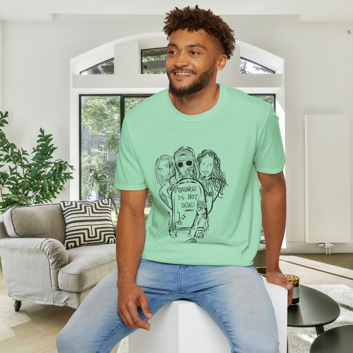 Grunge Is Not Dead Adult T-shirt