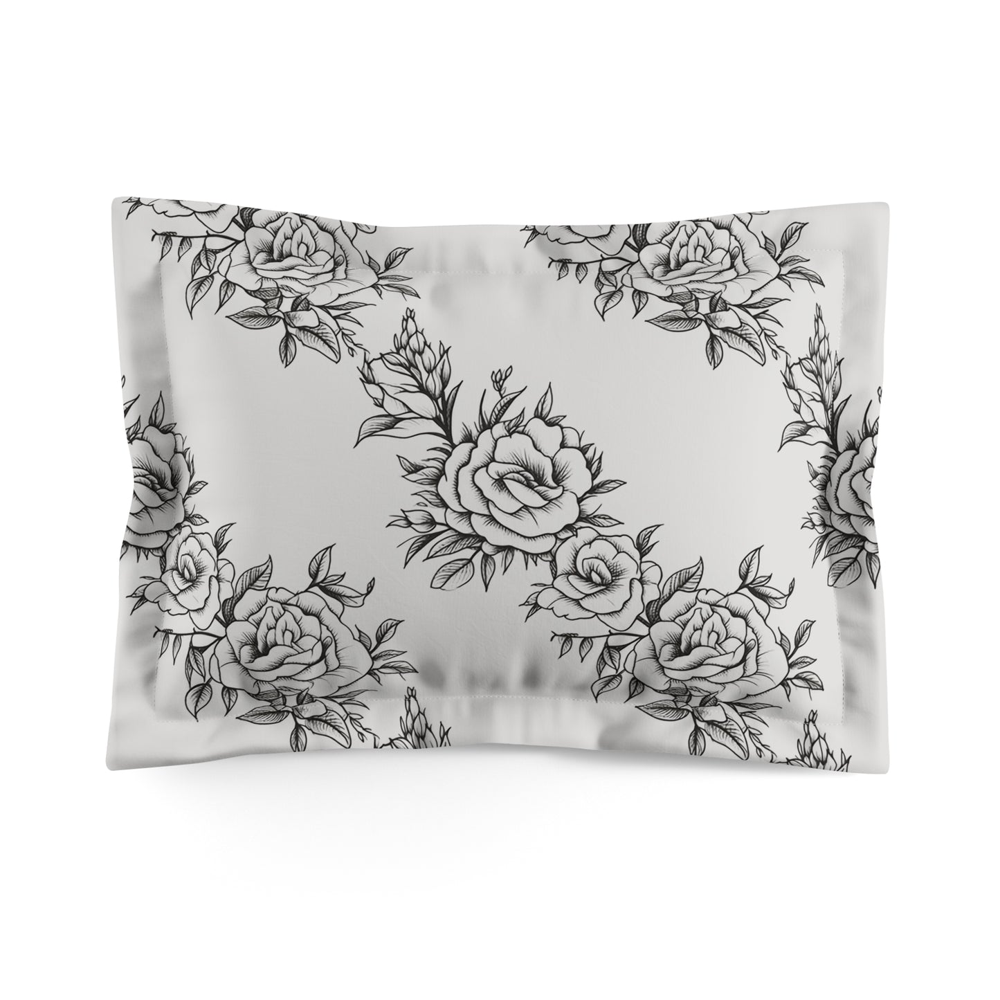 Midnight Rose Sketch Basic Bedding Set