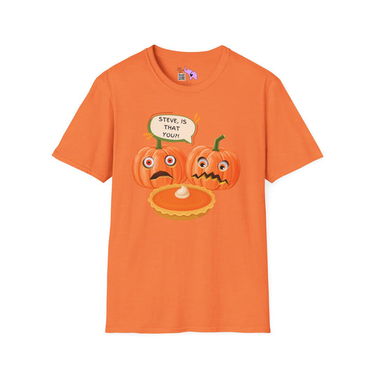 Pumpkin Pie Steve Is That You?! Adult T-shirt