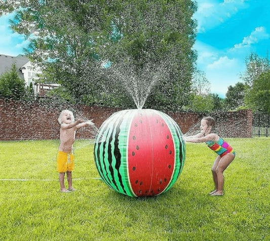 35-Inch Inflatable Watermelon Water Sprinkler for Kids