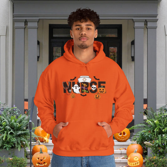 Fun Halloween Nurse Heavy Blend™ Hooded Sweatshirt