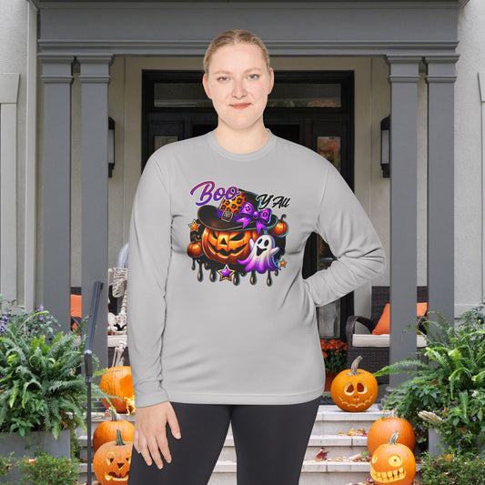 Boo Y'all Adult Long Sleeve Tee