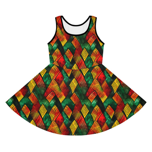 Joyful Vibes Girls' Sleeveless Sundress