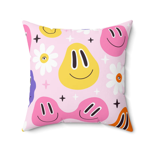 Whimsical Smiley Faces Basic Bedding Set
