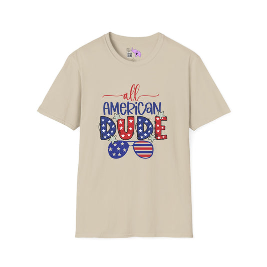 All-American Dude Adult T-shirt