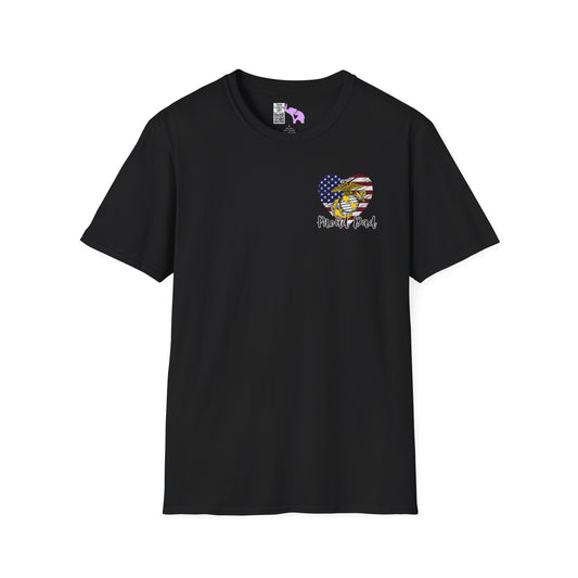 Proud Dad of US Marine Daughter Adult T-shirt
