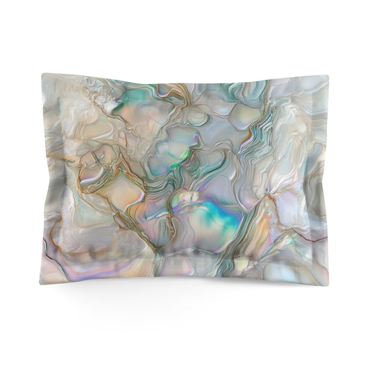 Green Opalescent Dreams Microfiber Pillow Sham