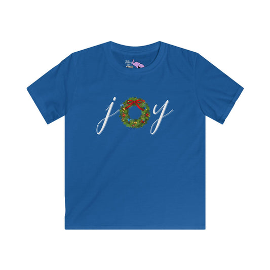 Joy w/Wreath Youth Softstyle Tee