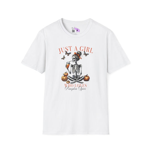 Just A Girl Who Loves Pumpkin Spice Adult T-shirt