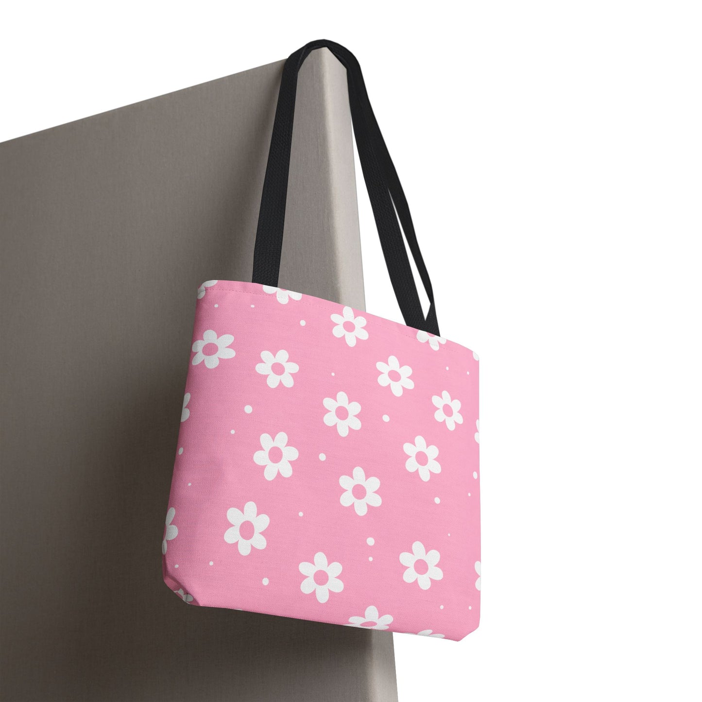 Pretty Petals & Dots Canvas Tote Bag