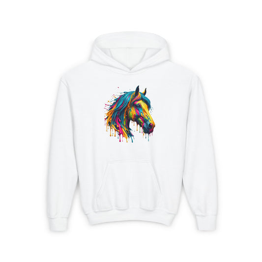 Colorful Horse Youth Hoodie