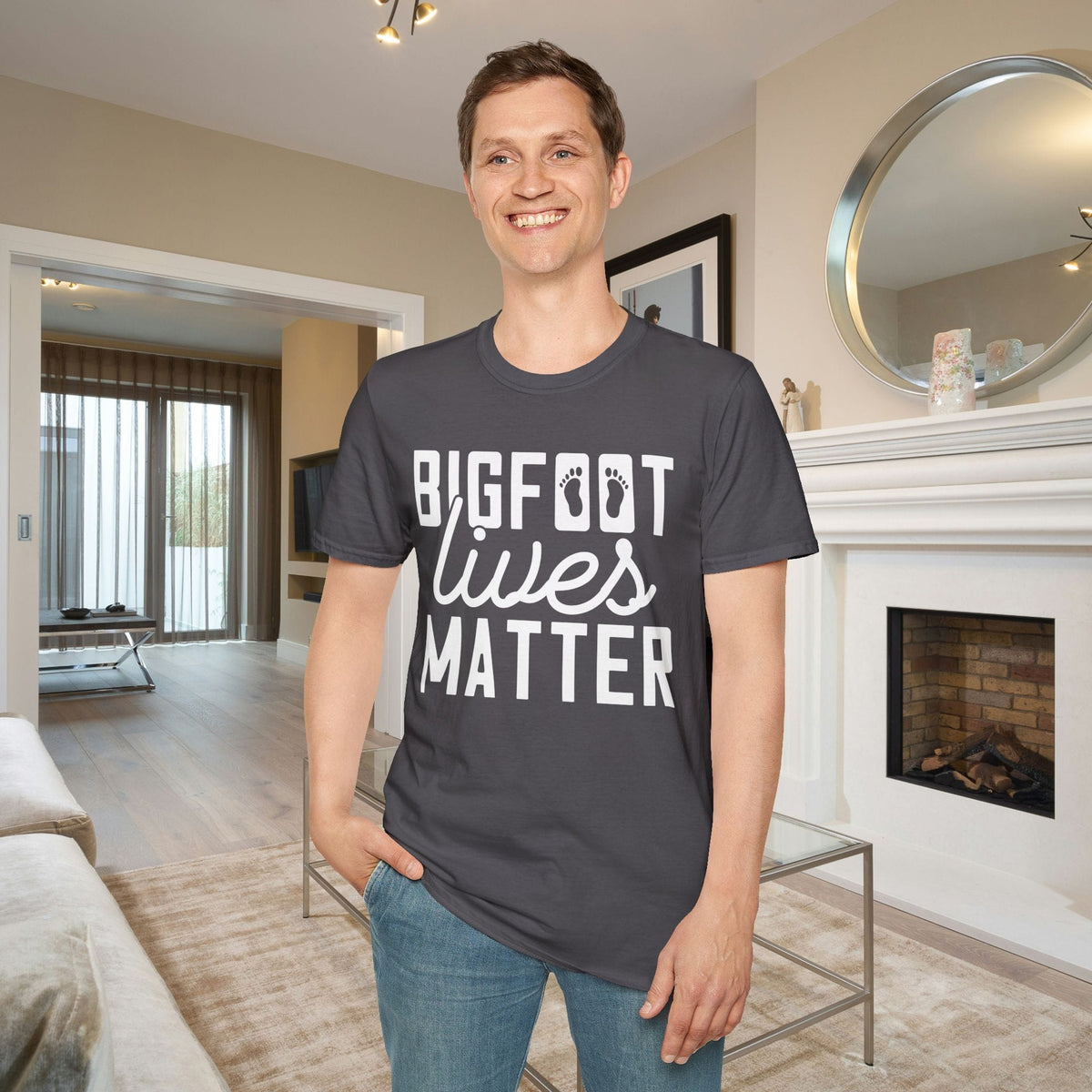 Bigfoot Lives Matter Adult T-shirt