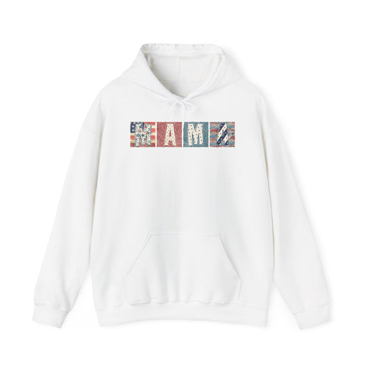 Mama (Patriotic) Heavy Blend™ Hooded Sweatshirt