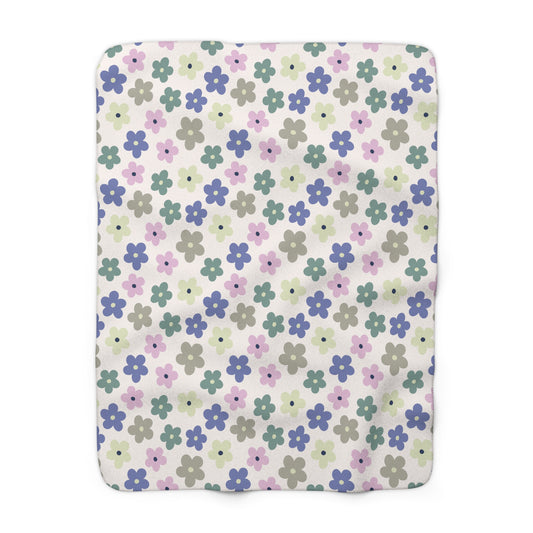 Earthbound Blooms Fleece Blanket