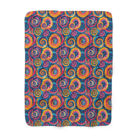 Rainbow Revolt Sherpa Fleece Blanket