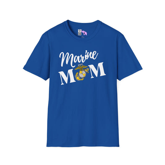 Marine Mom Adult T-shirt