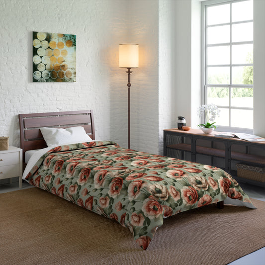Blushing Poppy Comforter