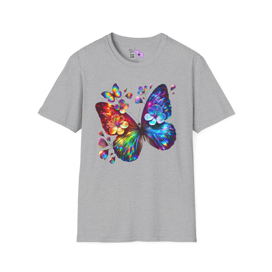 Colorful Butterflies Adult T-shirt