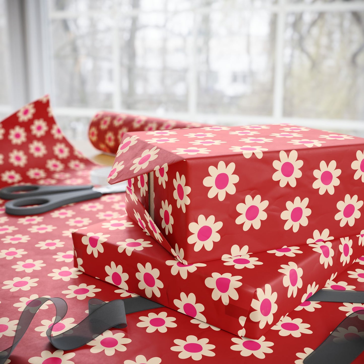 Cupid's Garden Wrapping Paper