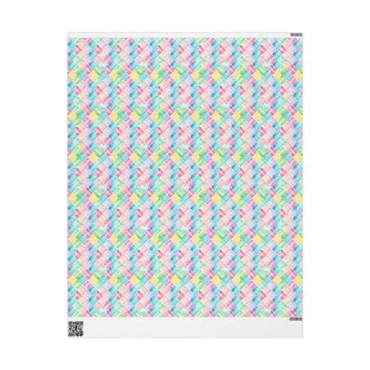 Watercolor Weave Wrapping Paper