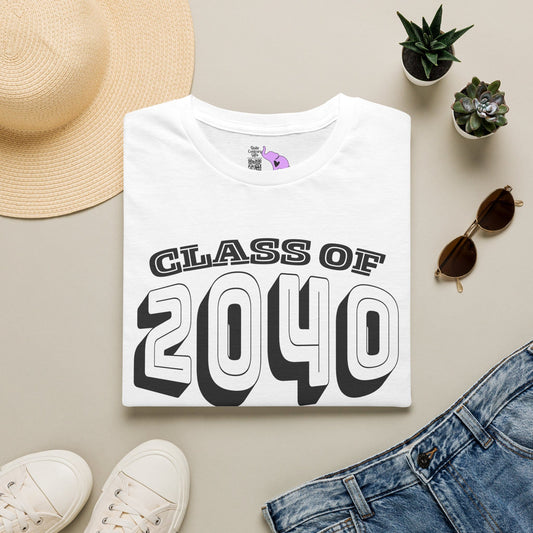 Class of 2040 T-shirt for 2026/27 Pre-K