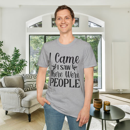 I Came I Saw There Were People Adult T-shirt