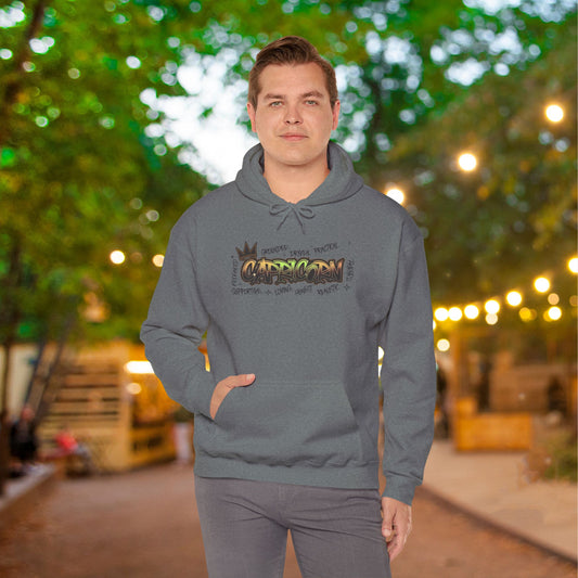 Capricorn Street Art Heavy Blend™ Hooded Sweatshirt
