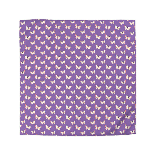 Lavender Flutter Microfiber Duvet Cover