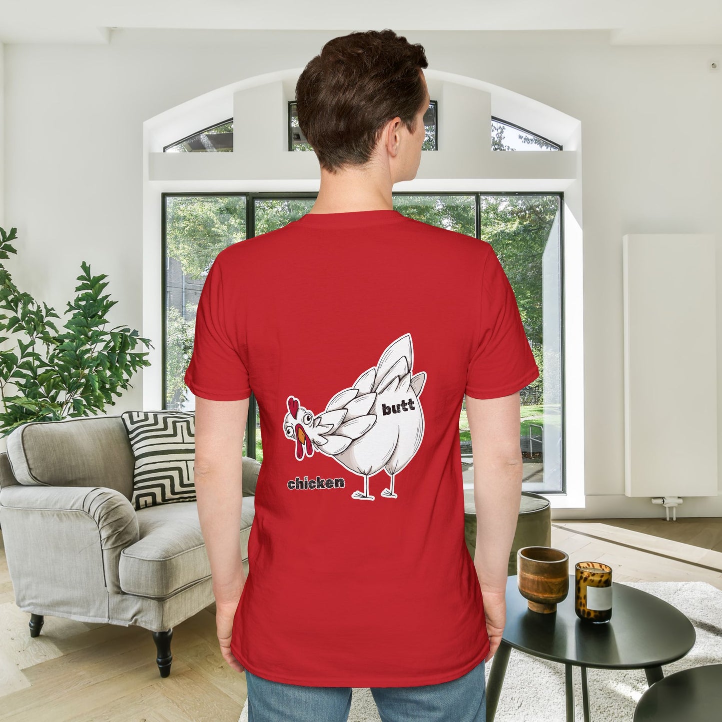 Guess What? Chicken Butt Adult T-shirt