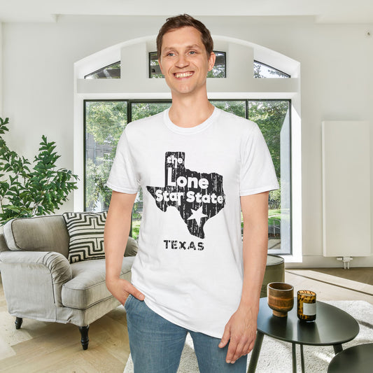 Texas The Lonestar State Adult T-shirt