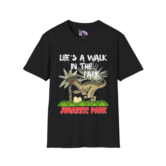 Life's Like A Walk In The Park... Jurassic Park Adult T-shirt